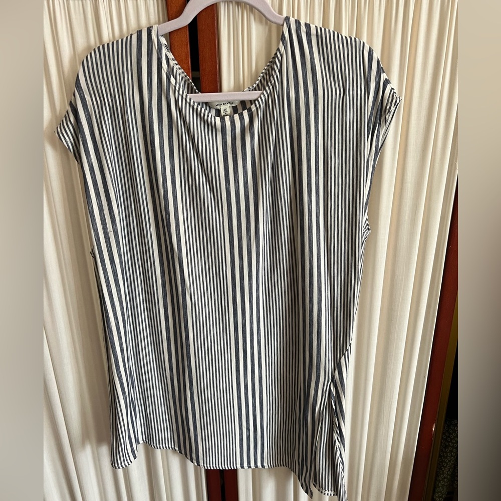 Plus size 2x striped tee